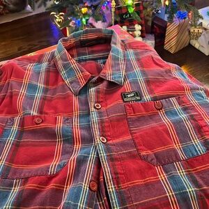 Vans flannel pattern long sleeve